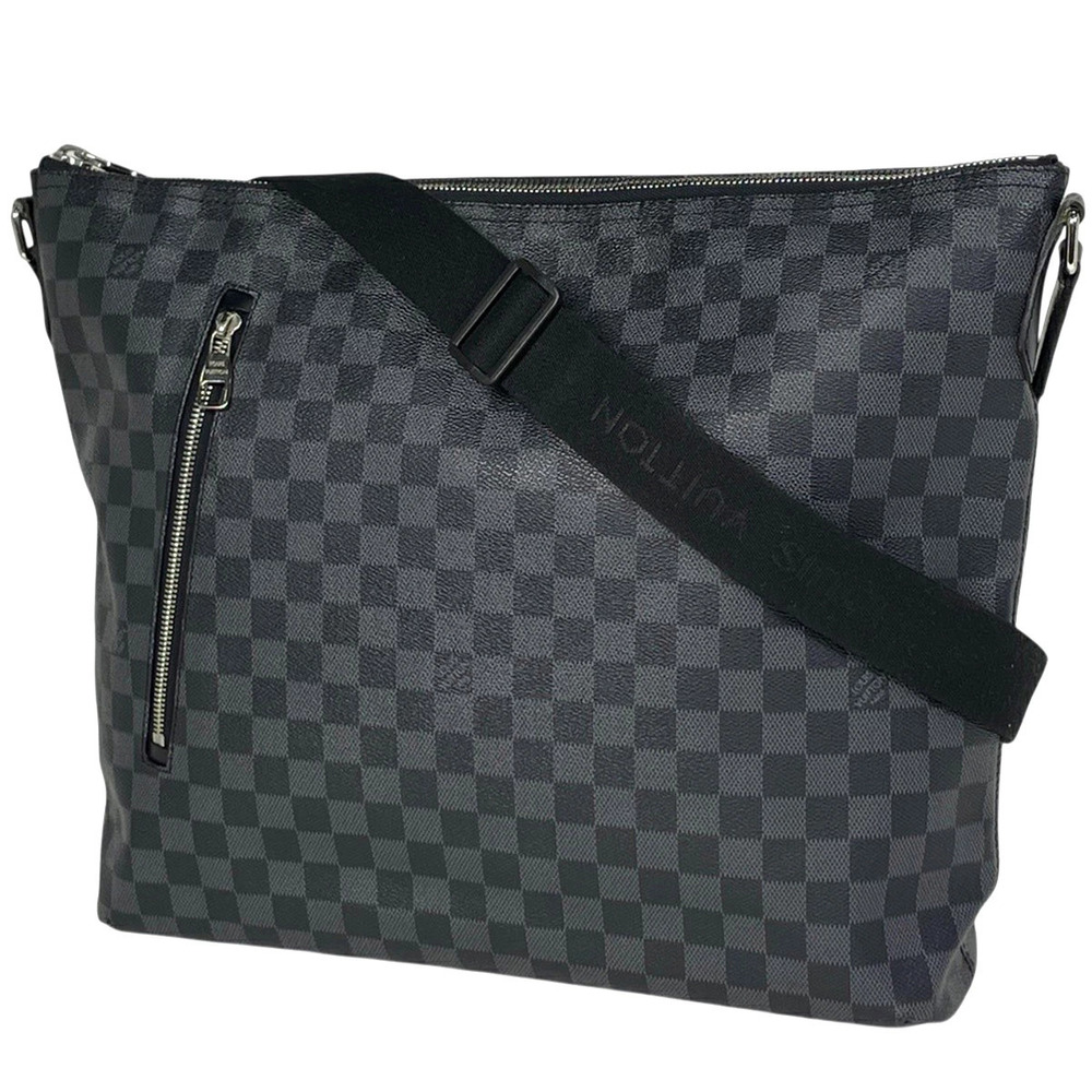 Louis Vuitton Mick Shoulder Bag Damier Graphite Black